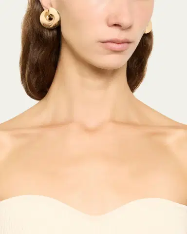 Vhernier Verso 18K Rose Gold Midi Earclips | Thumbnail 2