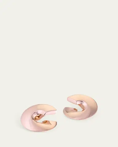 Vhernier Verso 18K Rose Gold Midi Earclips | Thumbnail 3