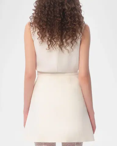 Valentino Garavani Rounded Funnel Neck Top | Thumbnail 3