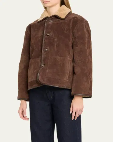 STILL HERE Townes Suede Jacket | Thumbnail 4