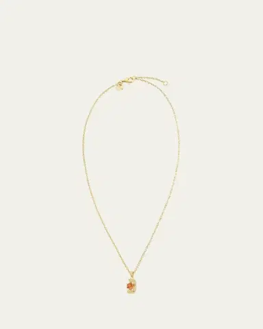 Procaccia Jewelry 18K Gold Hebrew NUN Initial Necklace | Thumbnail 3 Procaccia Jewelry 18K Gold Hebrew NUN Initial Necklace | Thumbnail 3
