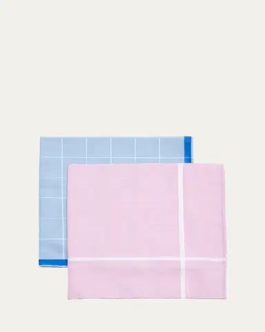 Simonnot Godard Men's 2-Pack Egyptian Cotton Handkerchiefs | Thumbnail 6