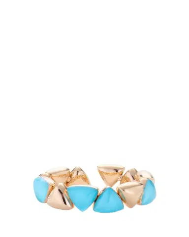 Vhernier Freccia 18K Rose Gold Bracelet with Turquoise and Rock Crystal | Thumbnail 1