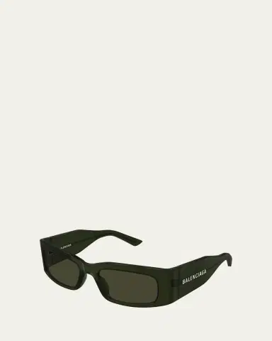 Balenciaga Men's BB0328S Acetate and Nylon Rectangle Sunglasses | Thumbnail 2 Balenciaga Men's BB0328S Acetate and Nylon Rectangle Sunglasses | Thumbnail 2