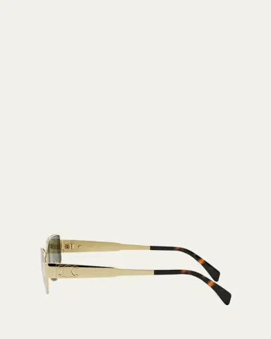 Celine Men's Triomphe Metal Cat-Eye Sunglasses | Thumbnail 3 Celine Men's Triomphe Metal Cat-Eye Sunglasses | Thumbnail 3