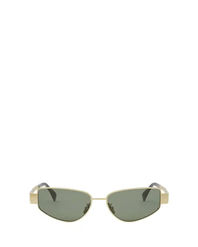 CELINE Men's Triomphe Metal Cat-Eye Sunglasses