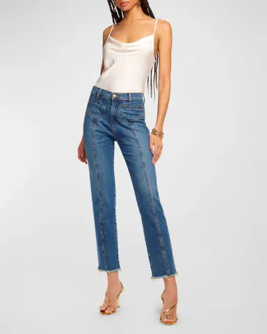Ramy Brook Zayne Straight-Leg Jeans | Thumbnail 3