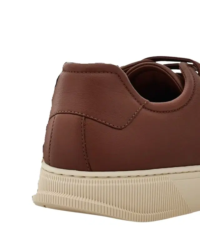 Men's Bruce Deerskin Leather Low-Top Sneakers