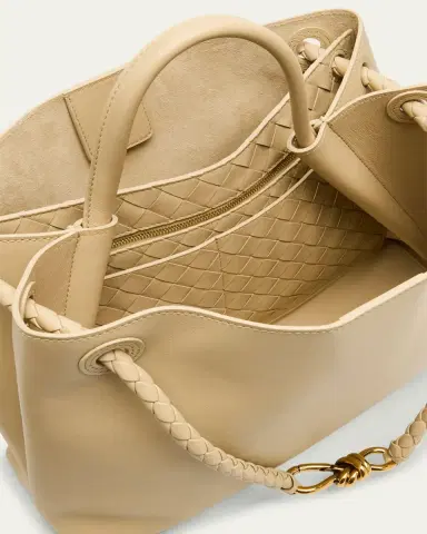 Bottega Veneta Andiamo Medium Leather Tote Bag | Thumbnail 4