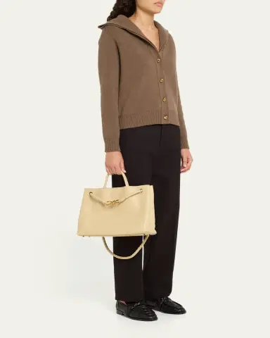 Bottega Veneta Andiamo Medium Leather Tote Bag | Thumbnail 5