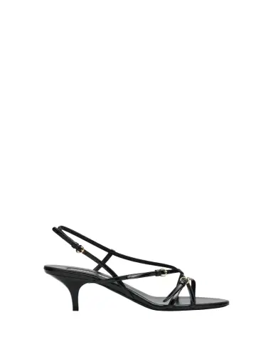 Miu Miu Vernice Strappy Leather Slingback Sandals | Thumbnail 1