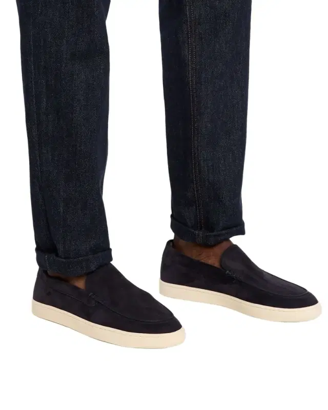 Men's Hybrid Venetian Suede Slip-Ons