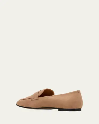 Tod's Suede Bar Detail Loafers | Thumbnail 4