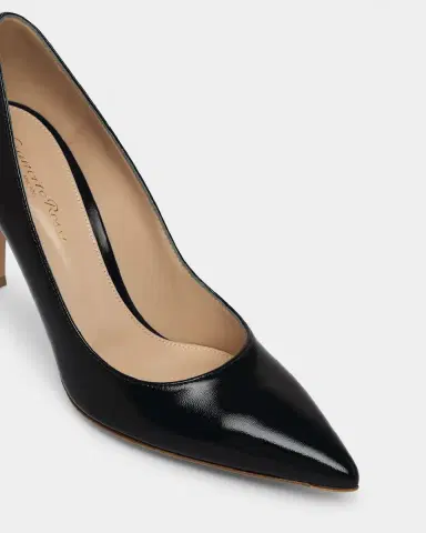 Gianvito Rossi Nuit Leather Stiletto Pumps | Thumbnail 2