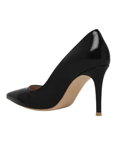 Gianvito Rossi Nuit Leather Stiletto Pumps | Thumbnail 1