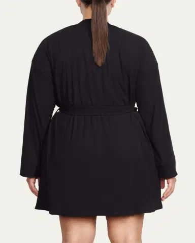 Skims Soft Lounge Ribbed Short Robe | Thumbnail 3 Skims Soft Lounge Ribbed Short Robe | Thumbnail 3