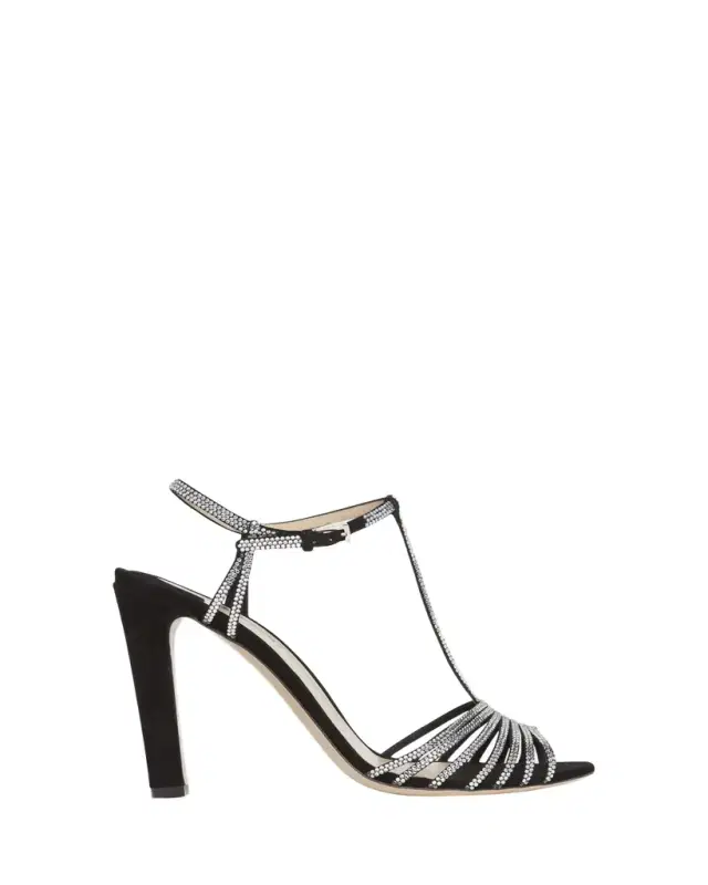 TOM FORD Jerry Suede and Crystal Strappy Sandals