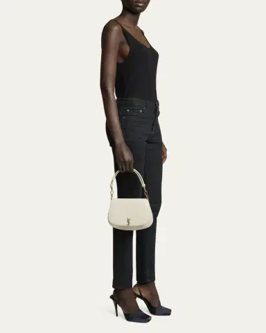Saint Laurent Voltaire Shoulder Bag in Smooth Leather | Thumbnail 12