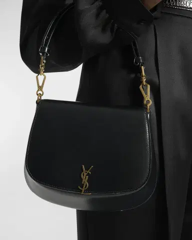 Saint Laurent Voltaire Shoulder Bag in Smooth Leather | Thumbnail 20