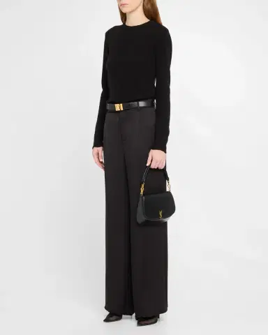 Saint Laurent Voltaire Shoulder Bag in Smooth Leather | Thumbnail 21