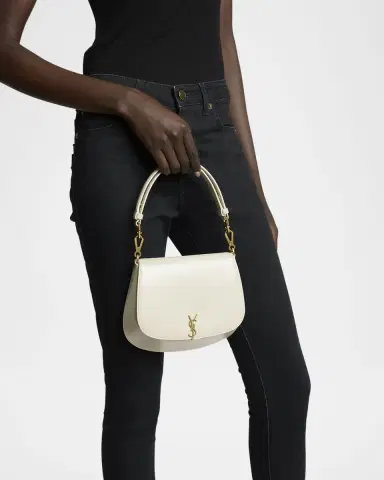 Saint Laurent Voltaire Shoulder Bag in Smooth Leather | Thumbnail 26