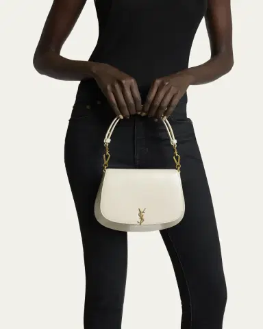 Saint Laurent Voltaire Shoulder Bag in Smooth Leather | Thumbnail 9
