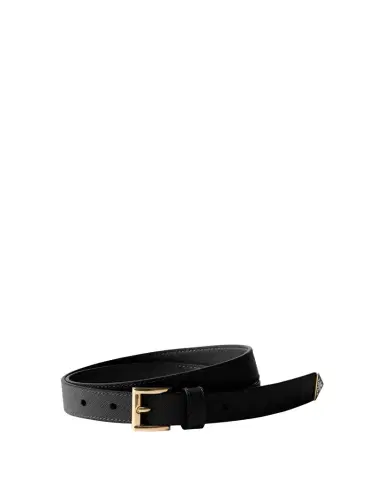 Prada Triangle Calf Leather Belt | Thumbnail 1