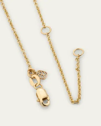 Sydney Evan Protection Key Charm on Cable Chain Necklace | Thumbnail 4