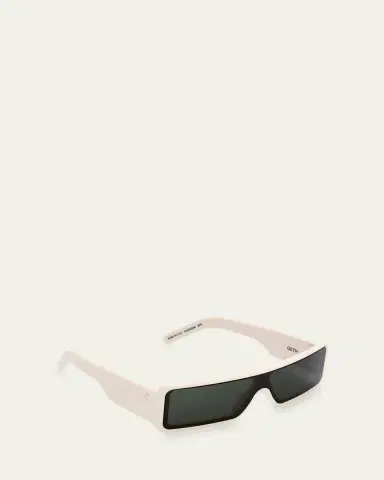 Rick Owens Men's Fog Acetate Rectangle Sunglasses | Thumbnail 3
