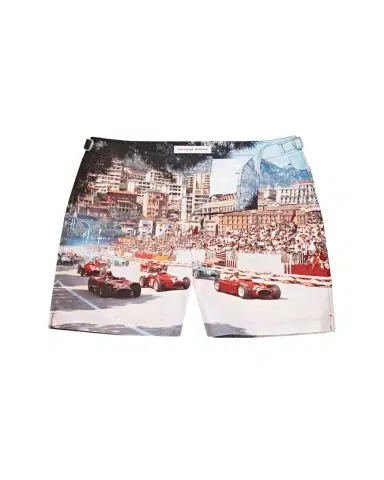 Orlebar Brown Men's Bulldog Photographic Swim Shorts | Thumbnail 1