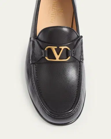 Valentino Garavani Men's VLogo Signature Leather Penny Loafers | Thumbnail 7 Valentino Garavani Men's VLogo Signature Leather Penny Loafers | Thumbnail 7