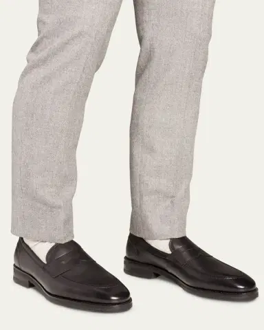 Allen Edmonds Reserve Men's Roman Leather Penny Loafers | Thumbnail 2 Allen Edmonds Reserve Men's Roman Leather Penny Loafers | Thumbnail 2