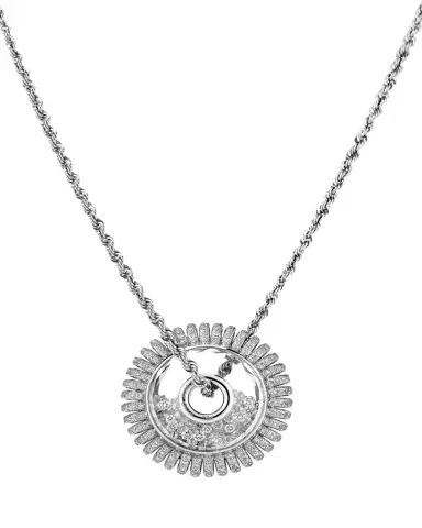 Moritz Glik Mola Gala Necklace in 18K Gold with Diamonds | Thumbnail 1 Moritz Glik Mola Gala Necklace in 18K Gold with Diamonds | Thumbnail 1