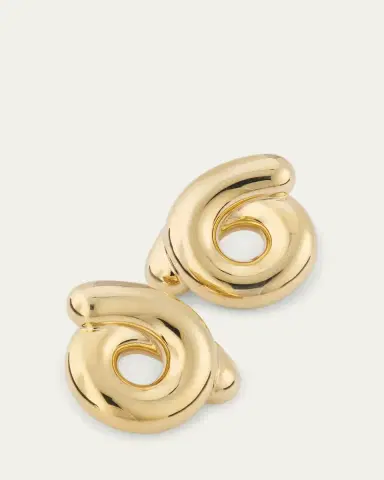 Bea Bongiasca 9K Yellow Gold Tarallo Earrings | Thumbnail 3 Bea Bongiasca 9K Yellow Gold Tarallo Earrings | Thumbnail 3