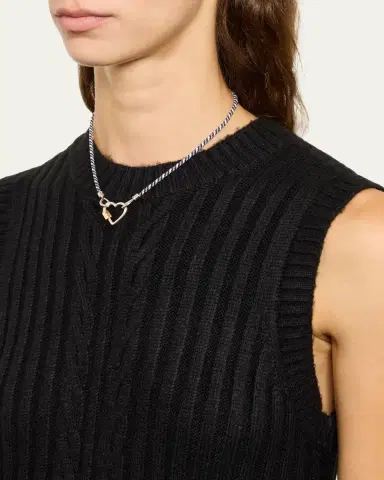 Marla Aaron The String Project Necklace in Rugby, 16"L | Thumbnail 2