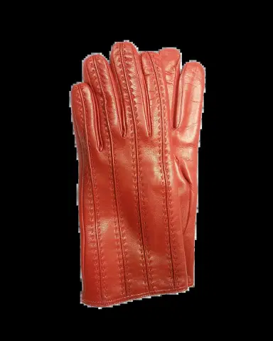 Guanti Giglio Fiorentino Leather & Cashmere Whipstitch Gloves | Thumbnail 2