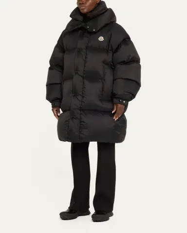 Moncler Verone 2 Snap-Front Puffer Jacket | Thumbnail 4 Moncler Verone 2 Snap-Front Puffer Jacket | Thumbnail 4