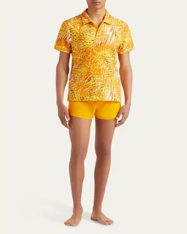 Vilebrequin Men's Palm Leaves Camp Shirt | Thumbnail 2