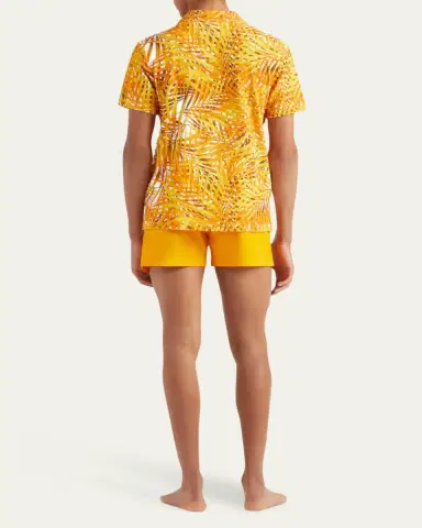 Vilebrequin Men's Palm Leaves Camp Shirt | Thumbnail 3