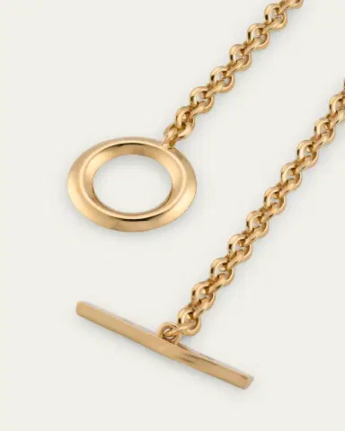 Lizzie Mandler Fine Jewelry 18K Yellow Gold Micro Chain Bracelet | Thumbnail 4