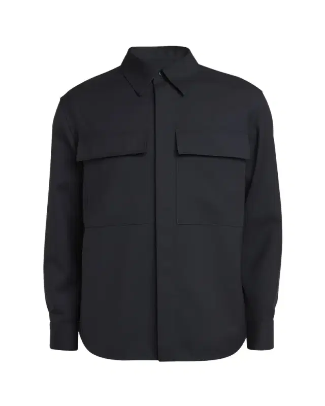 Men's Wool Two-Pocket Work Shirt