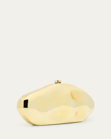 Cult Gaia The Caldera Metallic Clutch Bag | Thumbnail 3 Cult Gaia The Caldera Metallic Clutch Bag | Thumbnail 3