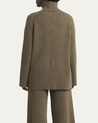Loro Piana Fobello Cashmere Turtleneck Sweater | Thumbnail 3 Loro Piana Fobello Cashmere Turtleneck Sweater | Thumbnail 3