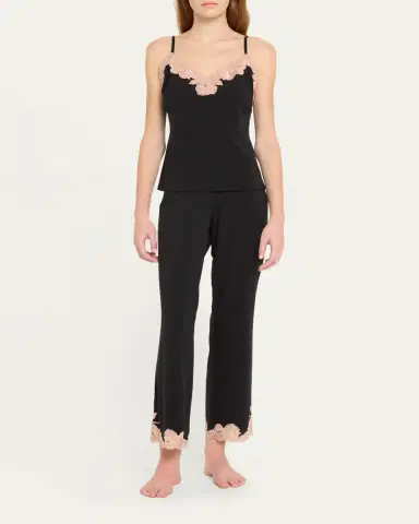 Josie Natori Imagine Lace-Trim Jersey Cami | Thumbnail 2