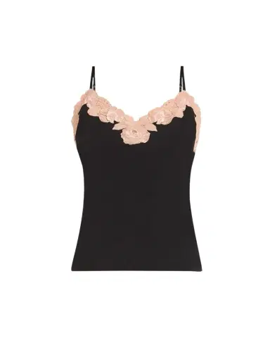 Josie Natori Imagine Lace-Trim Jersey Cami | Thumbnail 1
