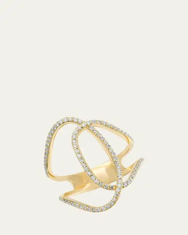 Lana 14K Gold Skinny Illuminating Diamond Ring | Thumbnail 5