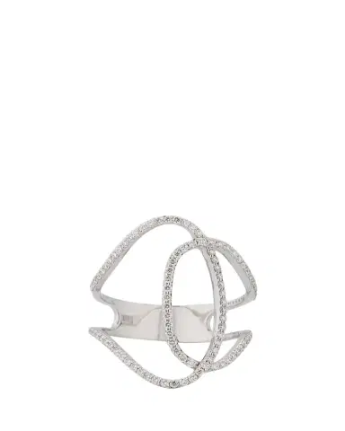 Lana 14K Gold Skinny Illuminating Diamond Ring | Thumbnail 1