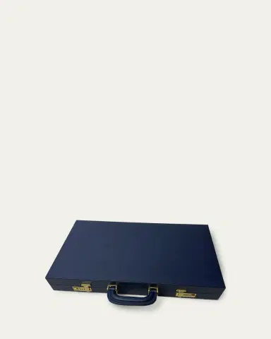 Renzo Romagnoli Large Leather Backgammon Set | Thumbnail 2