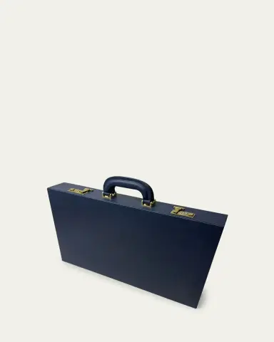 Renzo Romagnoli Large Leather Backgammon Set | Thumbnail 3