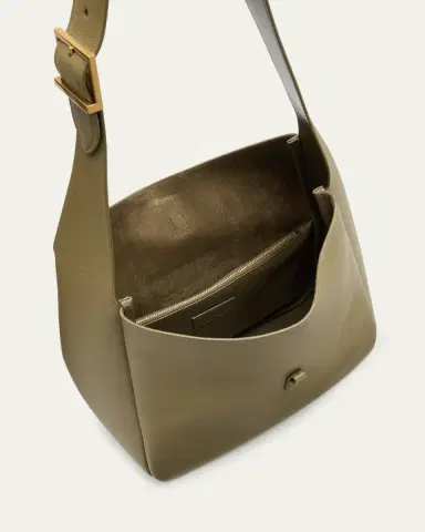 Saint Laurent Le 5 A 7 Large Shoulder Bucket Bag in Smooth Leather | Thumbnail 4 Saint Laurent Le 5 A 7 Large Shoulder Bucket Bag in Smooth Leather | Thumbnail 4